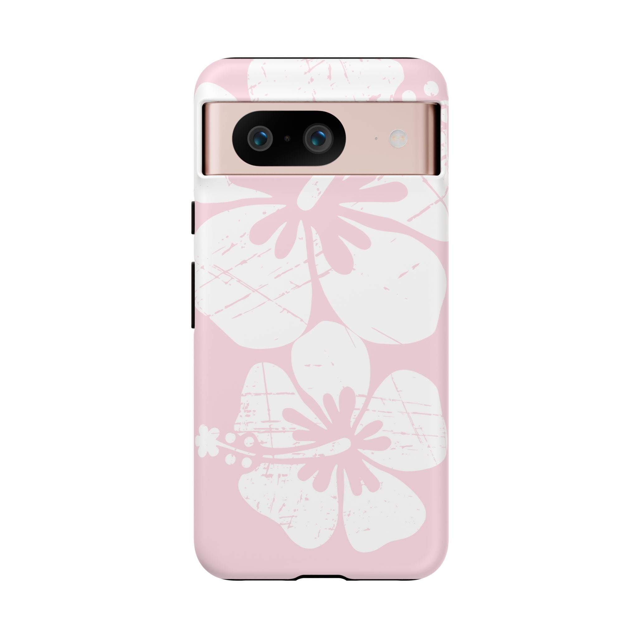 "The Classic Hibiscus" Phone Case - Distressed Pink