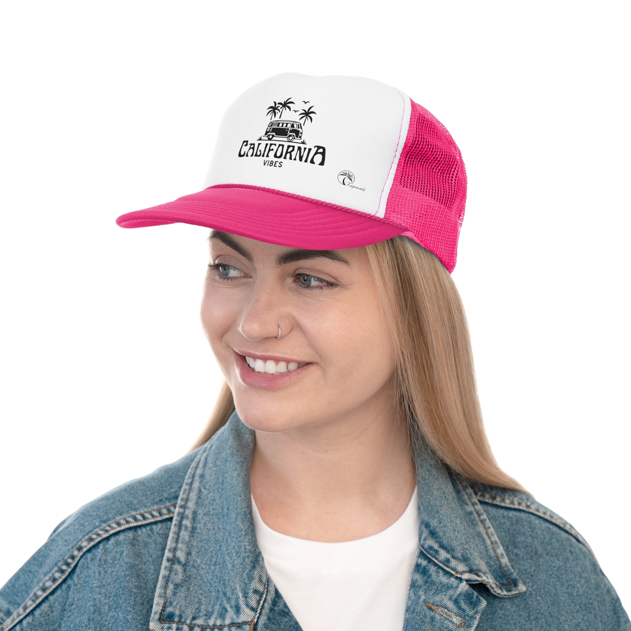 Cali Vibes Bus Trucker Hat