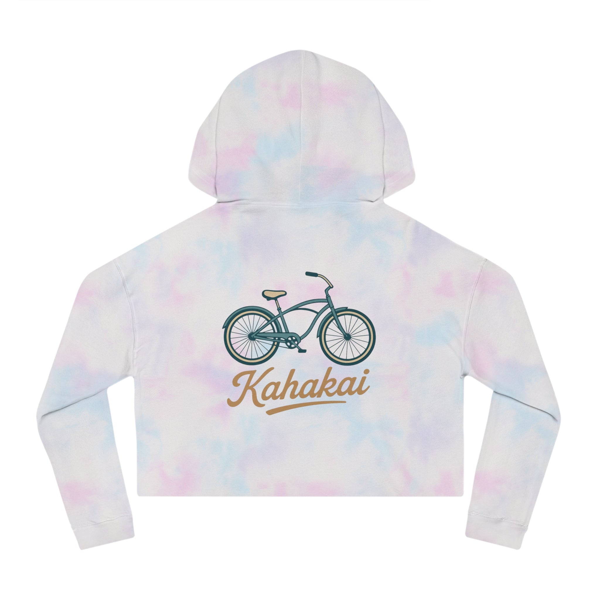 Kahakai Bicycle Cropped Hoodie Sweatshirt