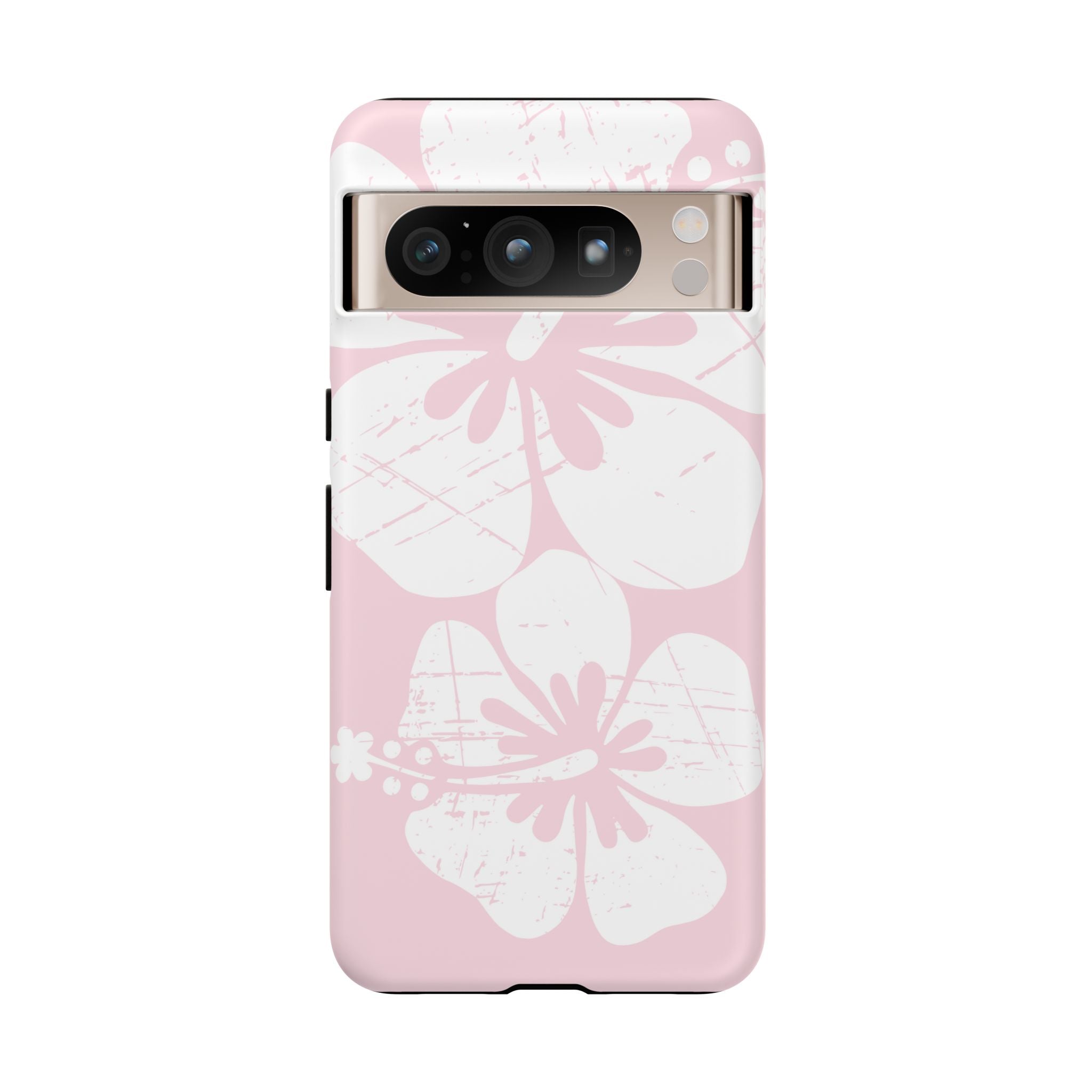"The Classic Hibiscus" Phone Case - Distressed Pink