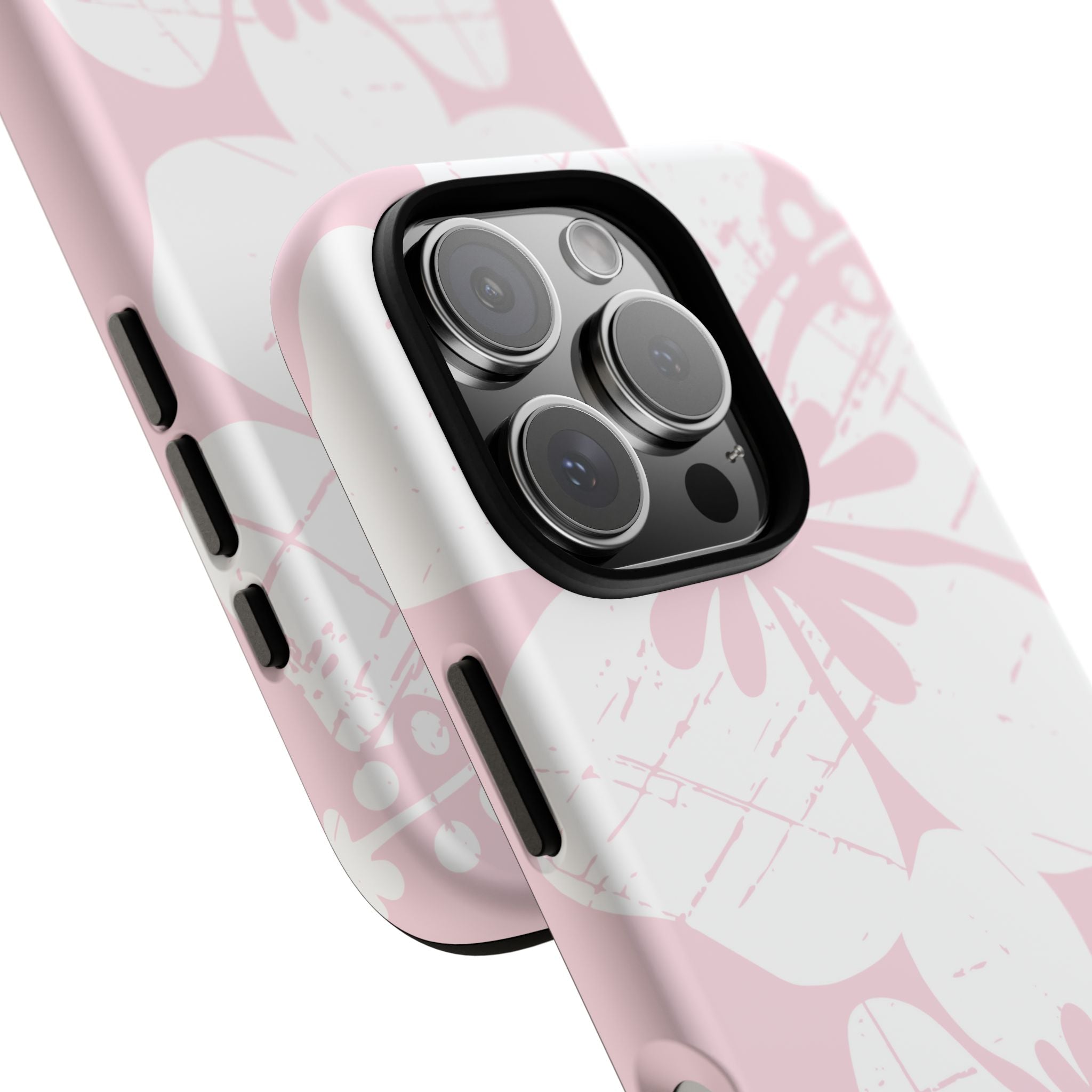 "The Classic Hibiscus" Phone Case - Distressed Pink