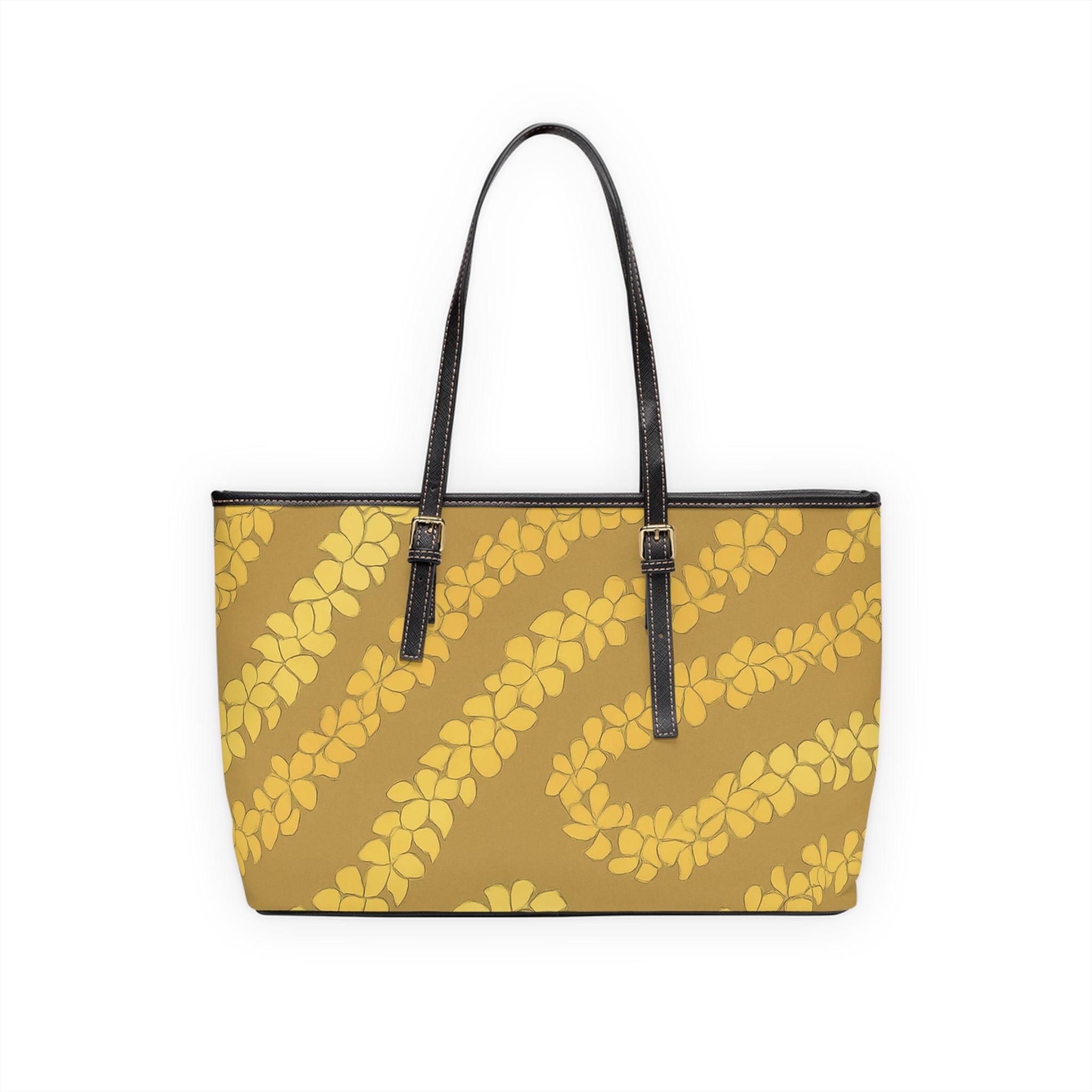 Puakenikeni PU Leather Shoulder Bag - Sunshine Tones