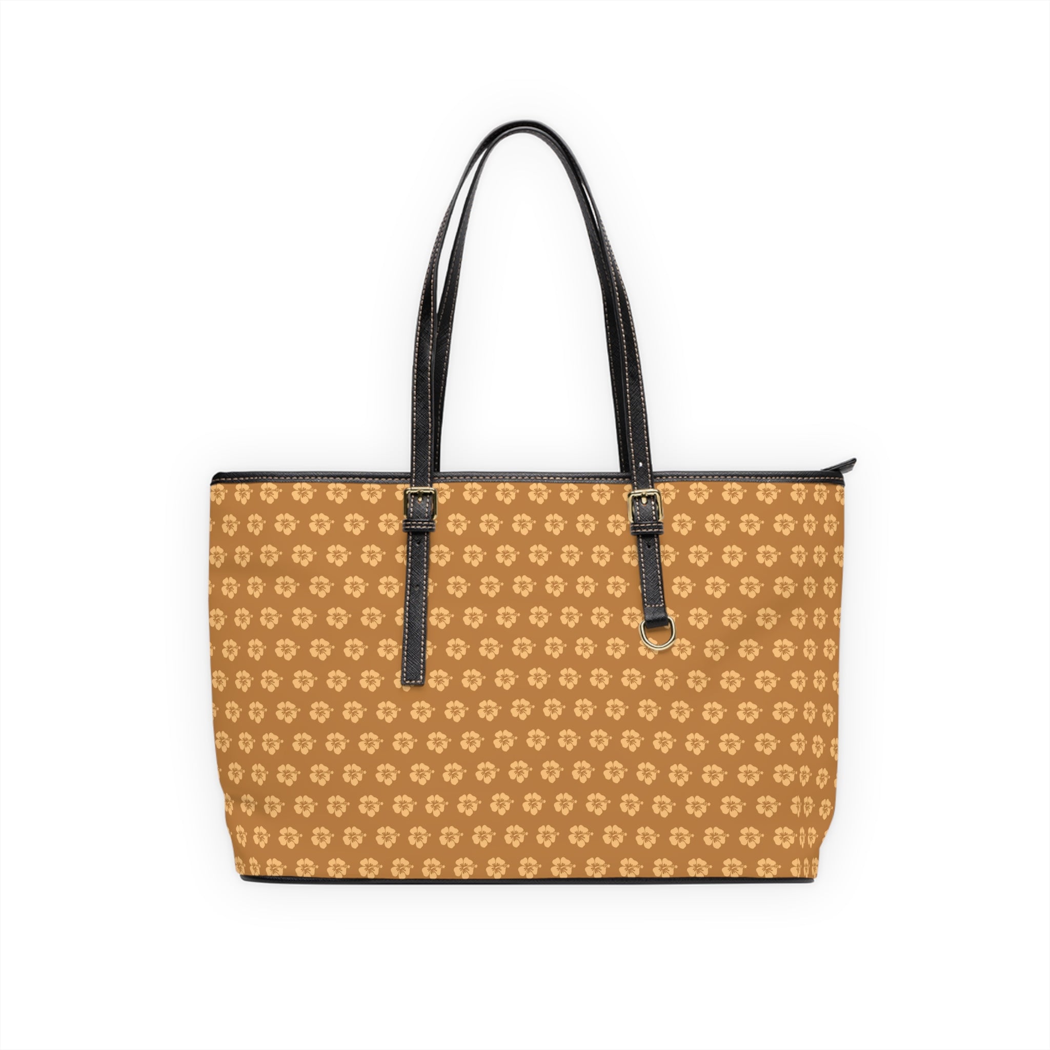"Little Hibiscus" PU Leather Shoulder Bag