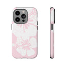 "The Classic Hibiscus"  Phone Case - Distressed Pink