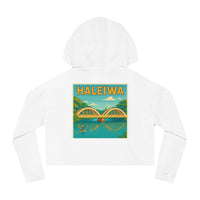 "Haleiwa" Cropped Hoodie Sweatshirt