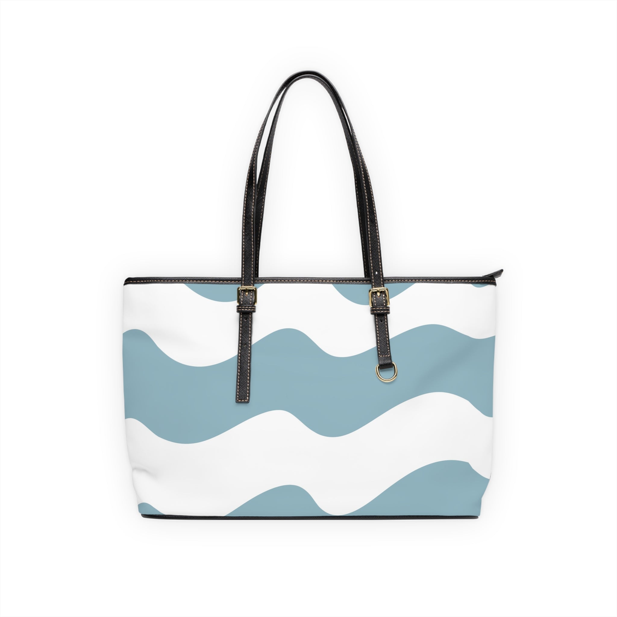 "Waves" PU Leather Shoulder Bag