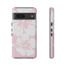 "The Classic Hibiscus"  Phone Case - Distressed Pink