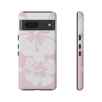 "The Classic Hibiscus"  Phone Case - Distressed Pink