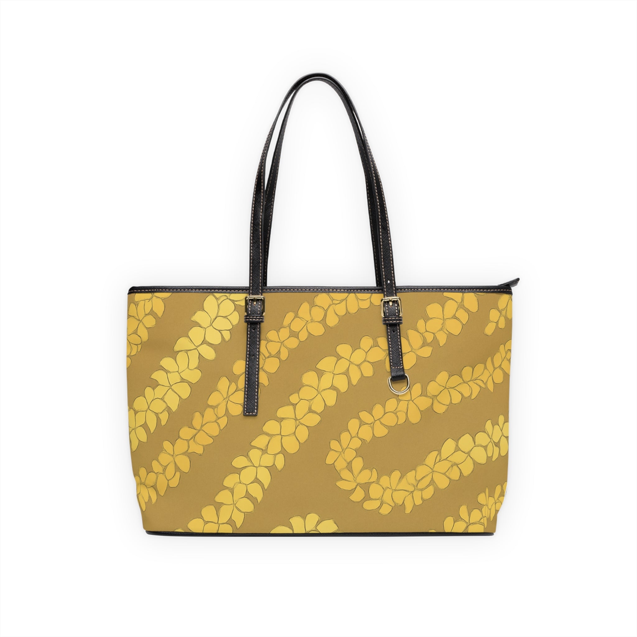 Puakenikeni PU Leather Shoulder Bag - Sunshine Tones