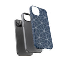"Plumeria" Phone Case - Blue and White