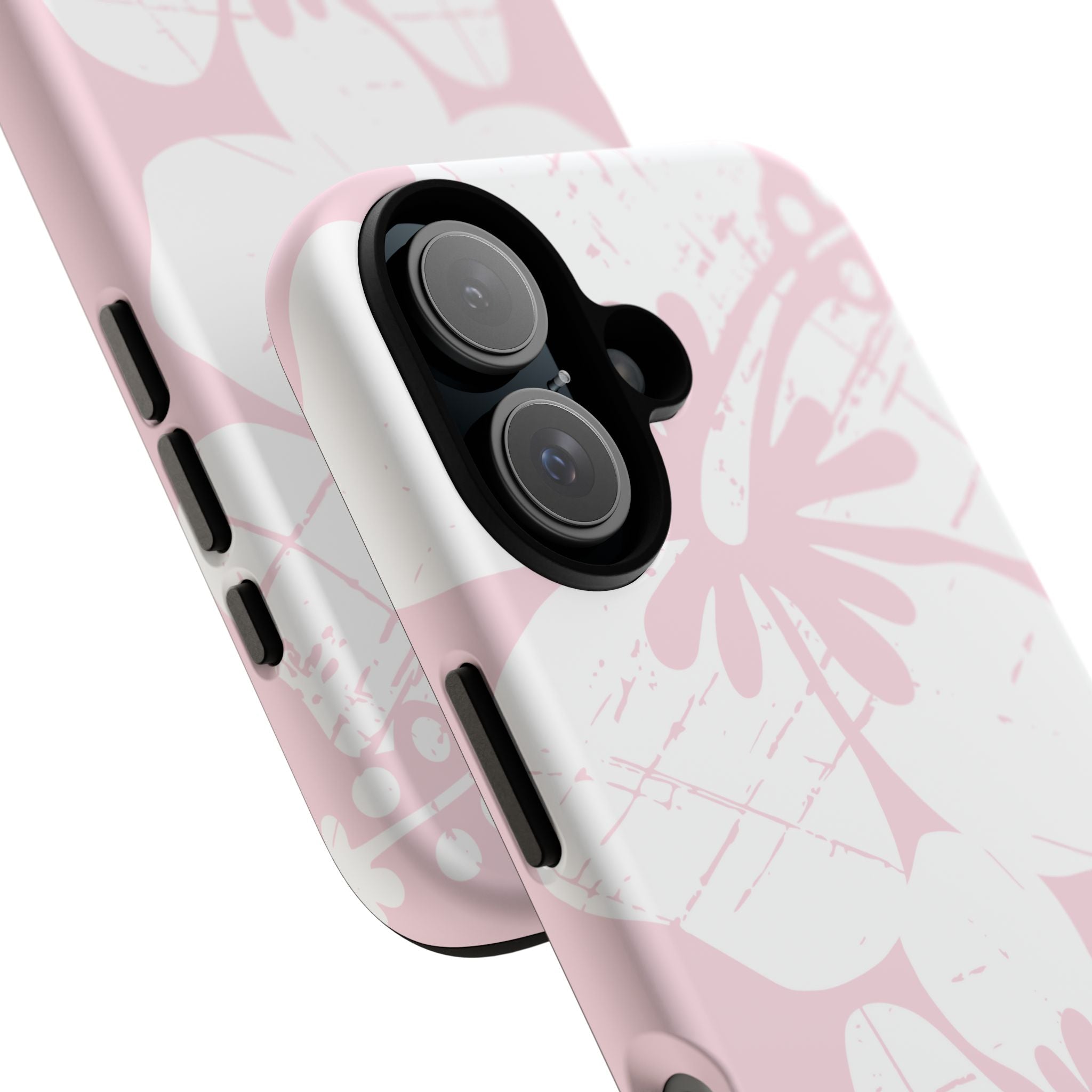 "The Classic Hibiscus"  Phone Case - Distressed Pink