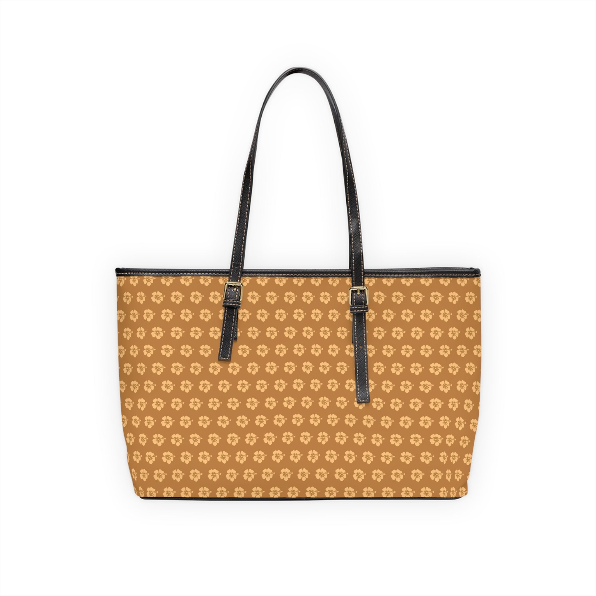 "Little Hibiscus" PU Leather Shoulder Bag