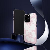 "The Classic Hibiscus"  Phone Case - Distressed Pink