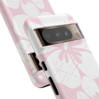 "The Classic Hibiscus"  Phone Case - Distressed Pink