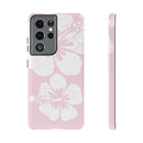 "The Classic Hibiscus"  Phone Case - Distressed Pink