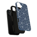 "Plumeria" Phone Case - Blue and White
