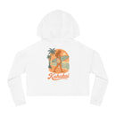 "Surfer Girl" Cropped Hoodie Sweatshirt