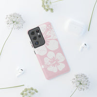 "The Classic Hibiscus"  Phone Case - Distressed Pink