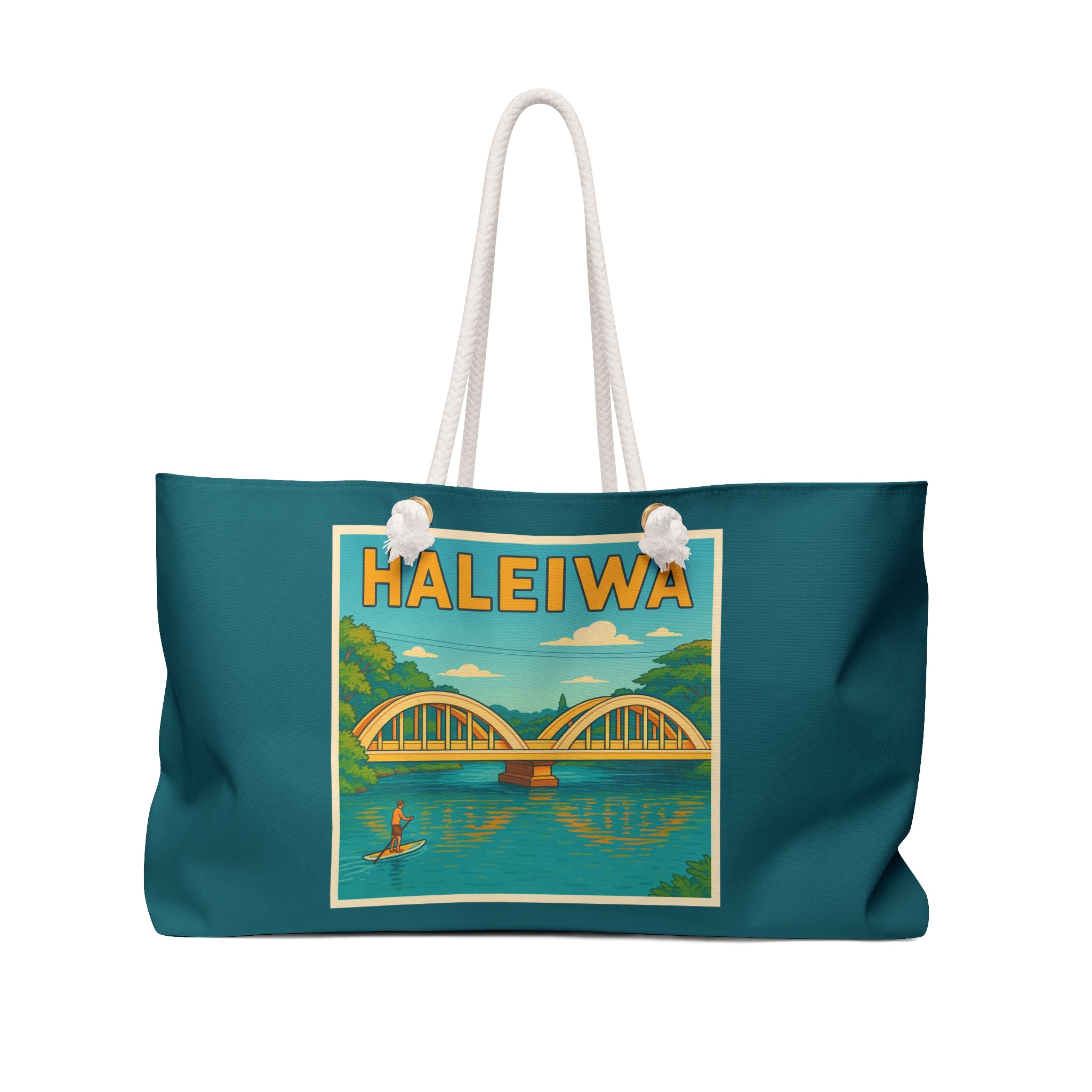 "Haleiwa"  Beach Bag