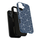 "Plumeria" Phone Case - Blue and White