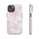 "The Classic Hibiscus"  Phone Case - Distressed Pink
