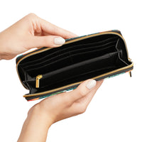 "Tropical Vibes" Zipper Wallet
